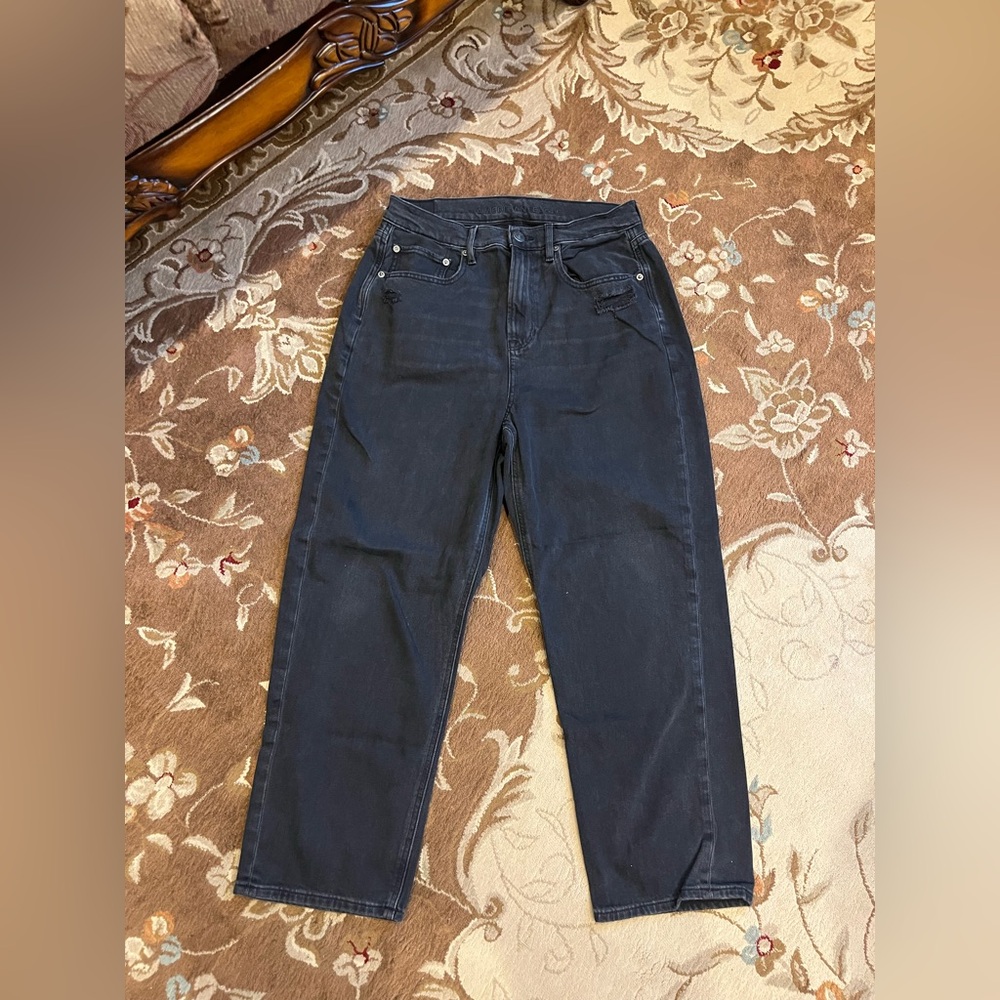 American Eagle Outfitters Women’s Black/Grey Wide Leg Jeans